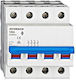 Schrack 4-Poles General Use Panel Push Button Switch 125A