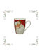 Kaemingk Christmas Mug Porcelain L12xW10xH12xD8.3cm.