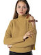 Look Λεπτομερειεσ Women's Sweater Camel.