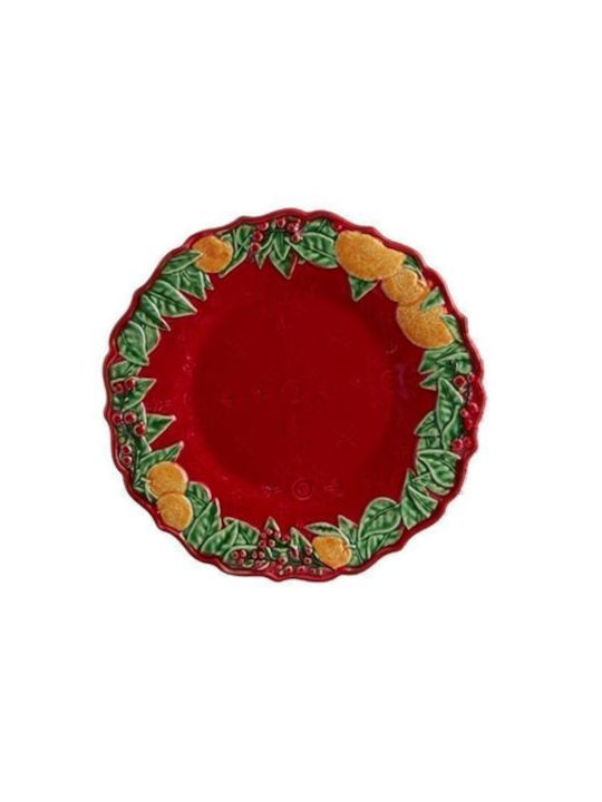 Bordallo Pinheiro Weihnachtlich Platte Keramik