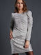 Women's Blouse Long Sleeve Gray
