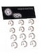 Ro-Ro Accessories Horseshoe Bar Piercing Earring Made of Silver Steel
