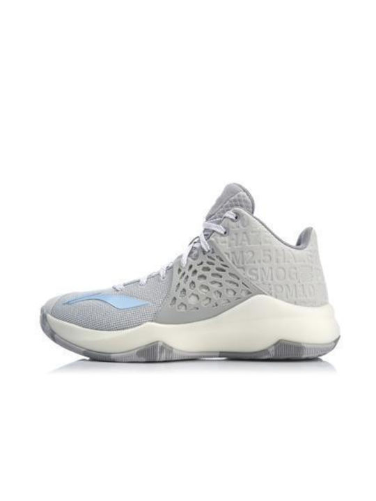 Li-Ning Sonic High Basketball Shoes Gray