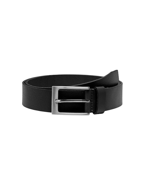 Only & Sons Men's Leather Belt Black