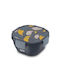 Nava Microwave Plastic Lunch Box Blue 1700ml