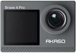 Akaso Brave 4 Pro Action Camera 4K Ultra HD Μαύρη με Οθόνη