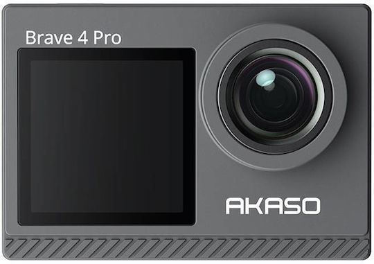Akaso Brave 4 Pro Action Camera 4K Ultra HD Underwater (with Case) with Touch Screen 1.4" Black