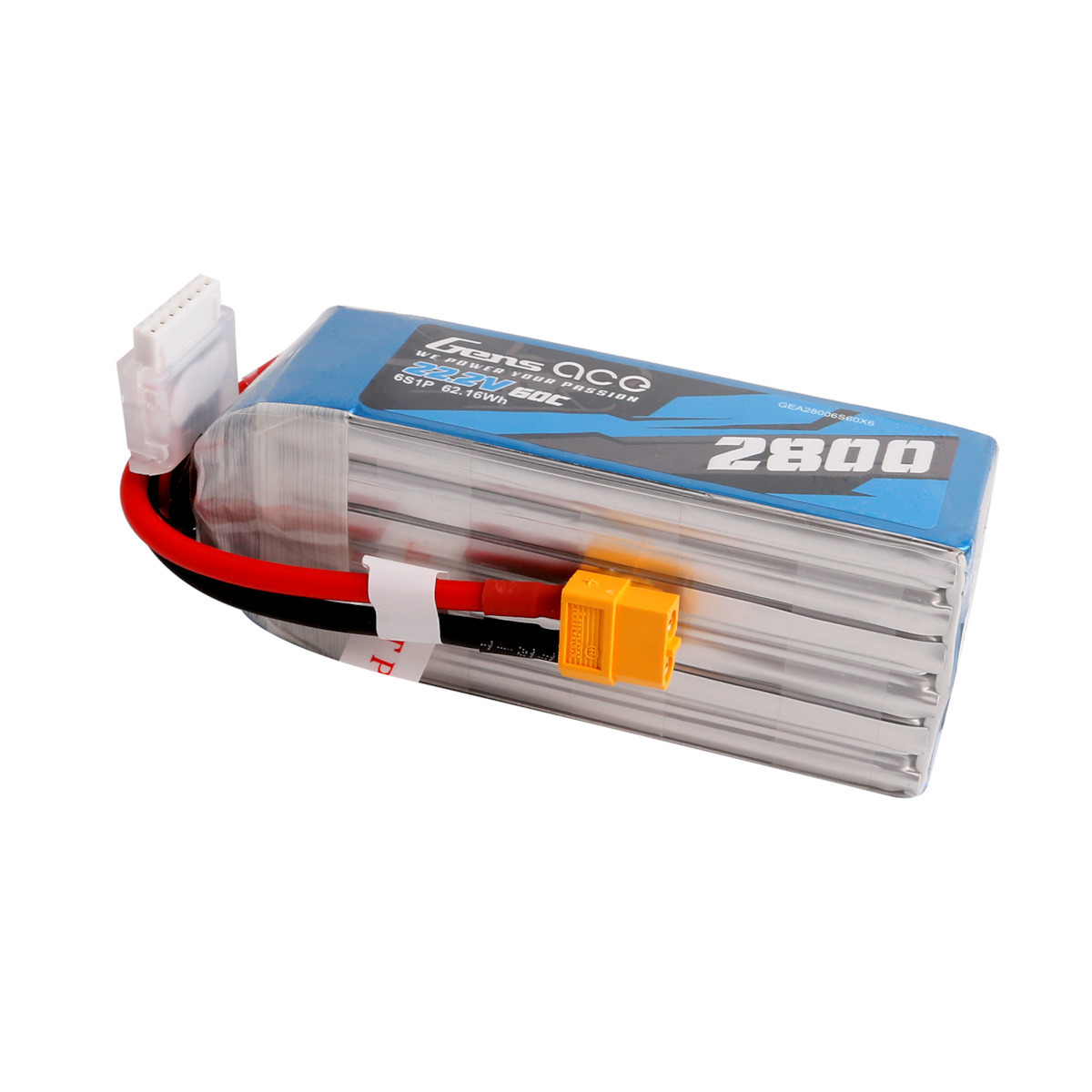 Μπαταρία Lipo Gens ace 2800mAh 22.2V 60C 6S1P με σύνδεσμο XT60
