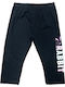Kinder Leggings Lang Black Mono Star