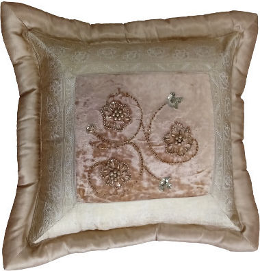 Ilis Home Калъф За Възглавница Индийски No1290 Бежов 40x40см