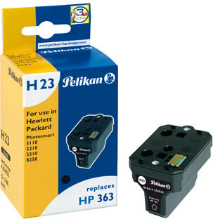 Pelikan Συμβατό Μελάνι Εκτυπωτή InkJet HP No 363 410 Σελίδων 6ml Μαύρο