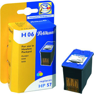 Pelikan Συμβατό Μελάνι Εκτυπωτή InkJet HP C6657A No 57 500 Σελίδων 5.6ml Πολλαπλό (Color)