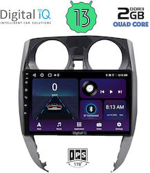 Digital IQ Ηχοσύστημα Αυτοκινήτου για Nissan Note 2012> (Bluetooth/USB/WiFi/GPS) με Οθόνη Αφής 10"