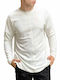 Huxley & Grace Men's Long Sleeve Blouse White.