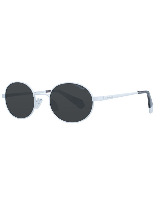 Polaroid Sonnenbrillen mit Silber Rahmen und Schwarz Linse PLD6066/S VK6/EX