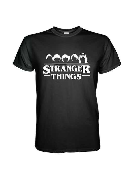 T-shirt Stranger Things Black