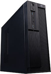 Hiditec CHA010035 Mini Tower Computer Case Black