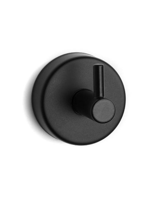 Kapitan Single Wall-Mounted Bathroom Hook Inox Black