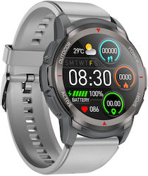 Microwear M100 Smartwatch με Παλμογράφο (Γκρι)