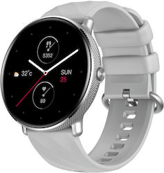 Zeblaze GTR 3 Pro Smartwatch με Παλμογράφο (Ασημί)