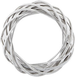 Palma Emporio Decorative Wreath for DIY Crafts White 15x3.5cm