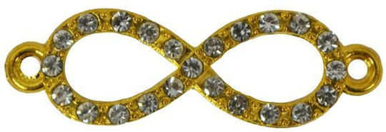 Hand Made Crafts Infinit Stras Metalic Material pentru Bijuterii