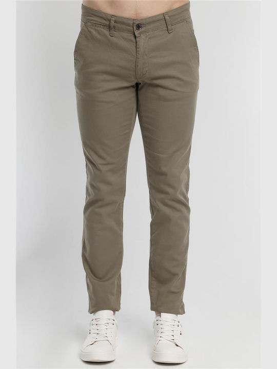 Pantaloni pentru bărbați Chino cu Croială Normală Beige