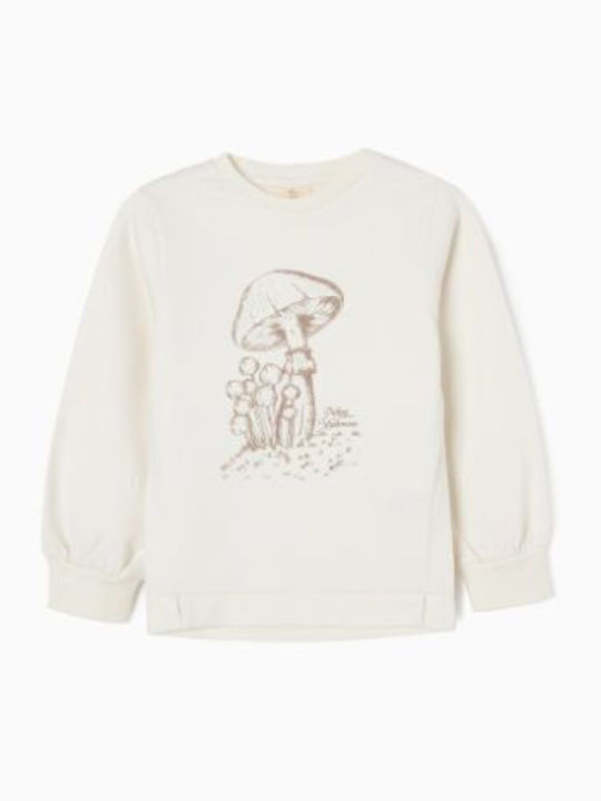 Zippy Kinder Sweatshirt Λευκή