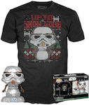 Funko Pop! Sports: Star Wars - Holiday Stormtrooper Metallic (M)