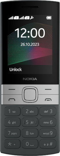 Nokia 150 2023 Dual SIM Κινητό (Αγγλικό) Μαύρο