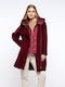 Passager Women's Midi Coat BORDO