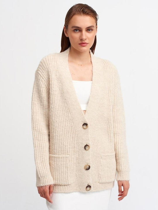 Almond Milk Women's Knitted Cardigan ALMOND MILK