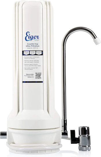 Eiger Water Filtration System Single Countertop with Faucet WF-NT-1W