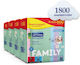 Septona Dermasoft Chamomile Baby Wipes without Alcohol & Parabens 18x100pcs