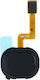 Flex Cable with Amprentă digitală in Negru color for Galaxy A21s