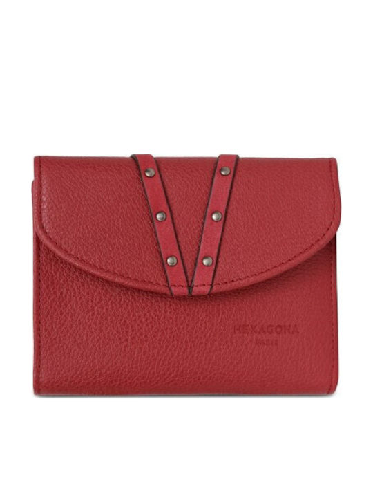 Leather Women's Wallet Classic with RFID Red