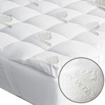 BS Collection Semi Double Polyester Mattress Topper with Aloe Vera & Elastic Straps 110x200cm