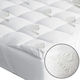BS Collection Mattress Topper Single Polyester Infused with Aloe & Elastic Straps 100x200cm