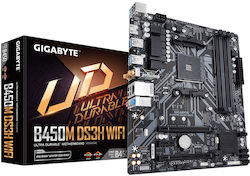 Gigabyte B450M DS3H WiFi Motherboard Micro ATX με AMD AM4 Socket