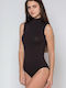 Frauen Bodysuit Schwarz