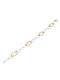 Bracelet Chain made of White Gold 14K