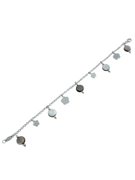 Bracelet Chain made of White Gold 18K