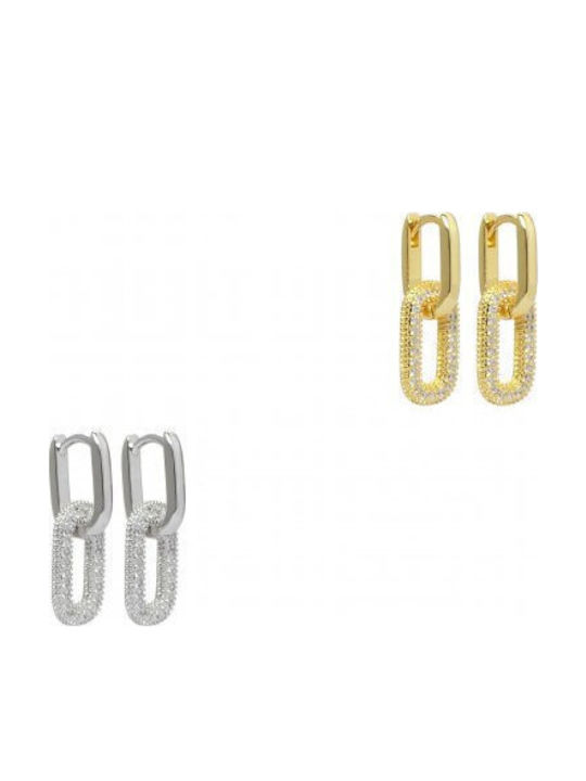 Ro-Ro Accessories Earrings Hoops in Gold colour