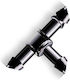 Vtools VT30206 Σύνδεσμος Ποτίσματος 6mm 20τμχ Μαύρο