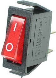 Ningbo Kepo RK1-11 On-Off Switch Rocker with Lighting Red
