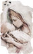 Saint Icon Virgin Mary Holding the Infant 18x29cm
