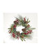 Atmosphera Christmas Decorative Wreath with Diameter 45cm Green