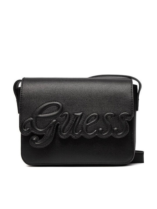 Guess Παιδική Τσάντα Ώμου Μαύρη 21x6x16εκ.