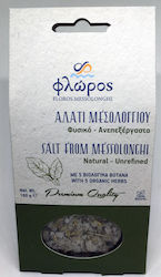 Floros Unprocessed with 5 Organic Herbs Coarse Sea Salt 180gr