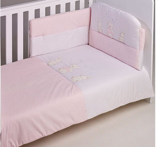 Bebecor Set Für Wiege Pink 3Stück